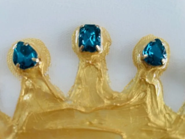 Turquoise Jewel Crown — Deceaux Art
